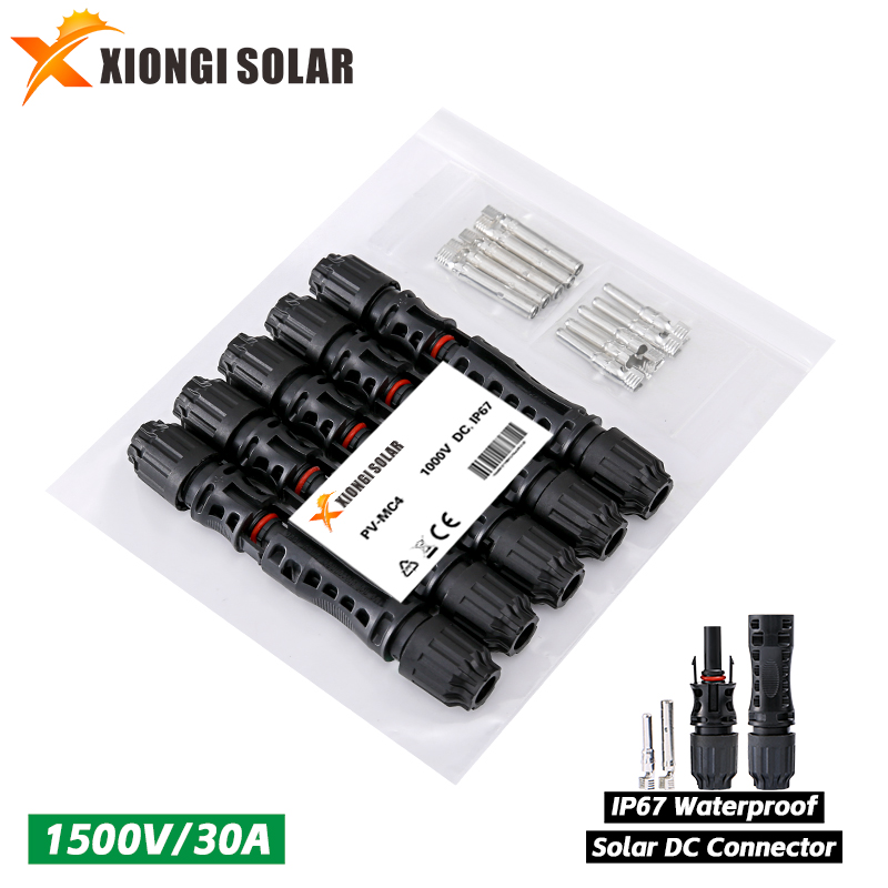 Solar Cable Mc4 Connector - Kit de conectores de pasos de