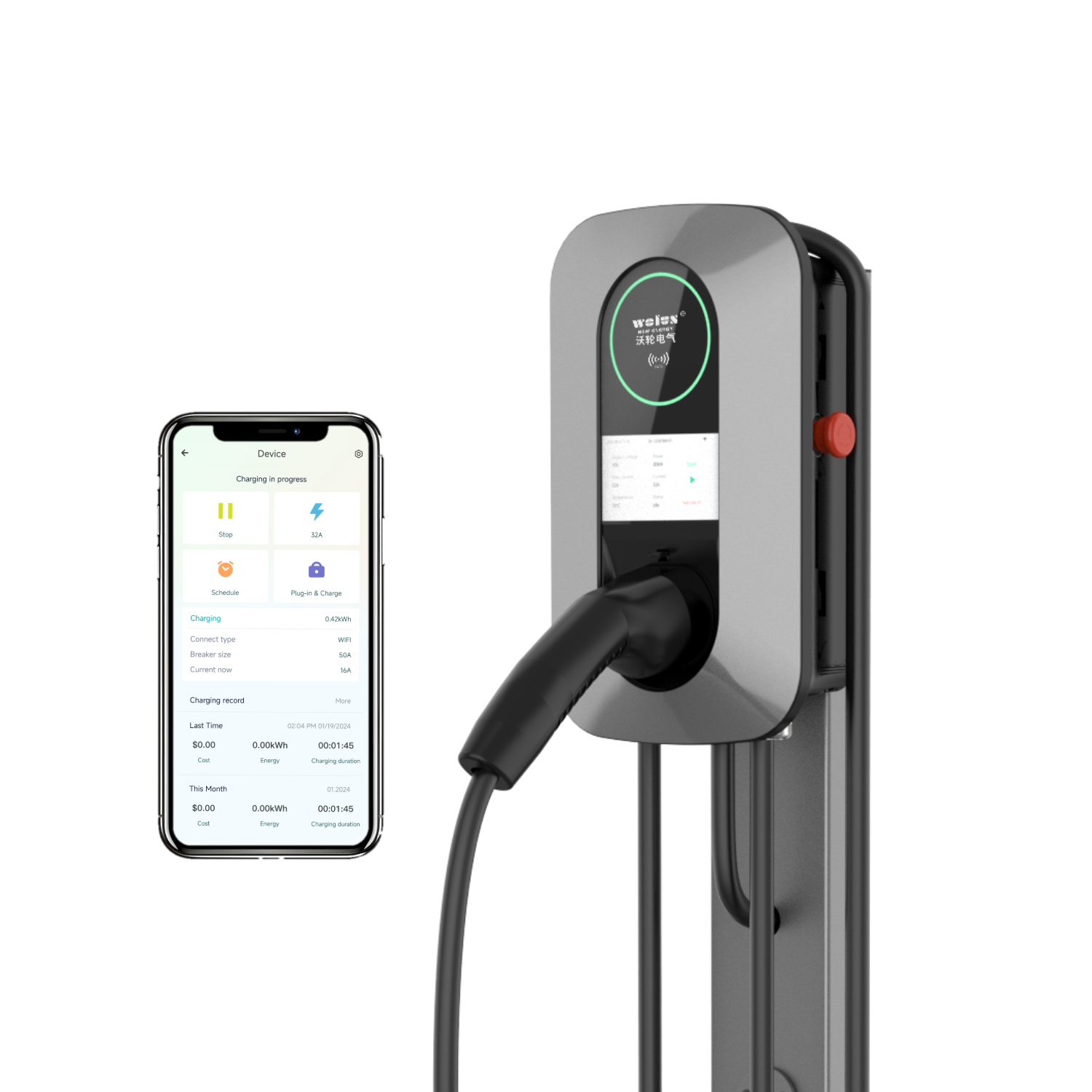 Ev Charger Wallbox - Estación de Carga Doméstica de CA