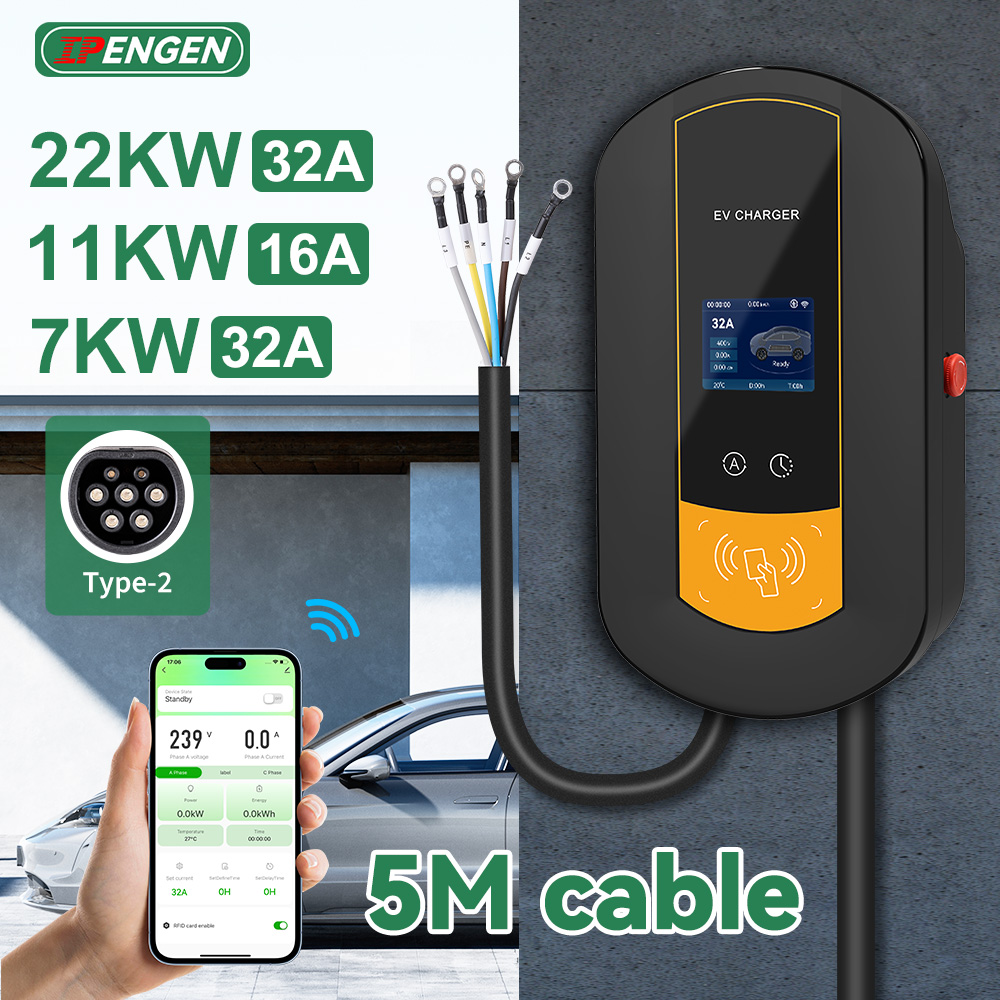 Ev Charger Wallbox - Estación de carga IPENGEN Type2 EV,