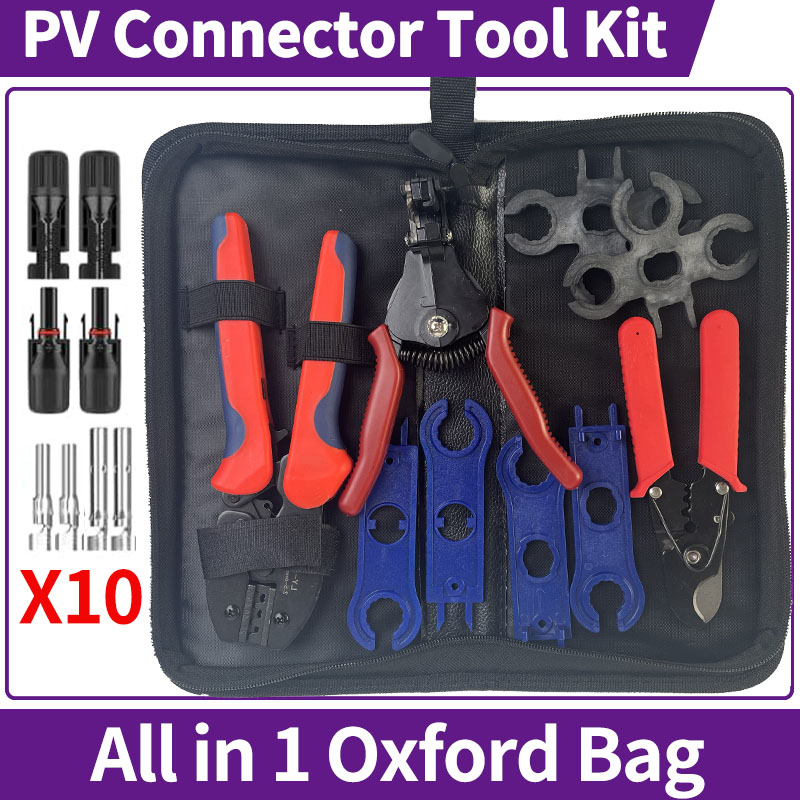 Solar Cable Mc4 Connector - Kit de herramientas para prensar cables