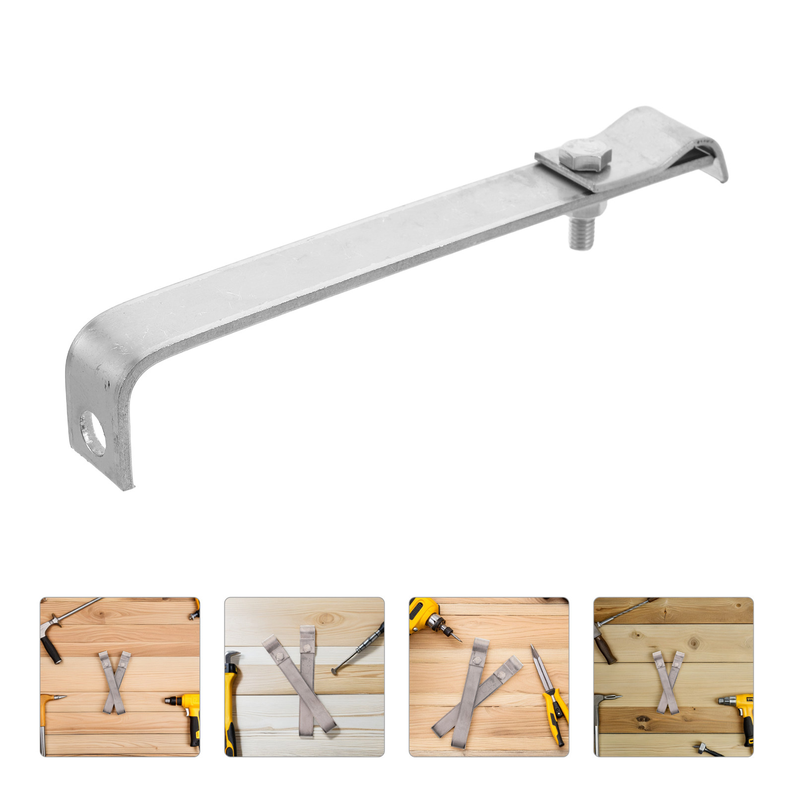 Earthing Grounding Rod - Juego de 2 soportes metálicos para