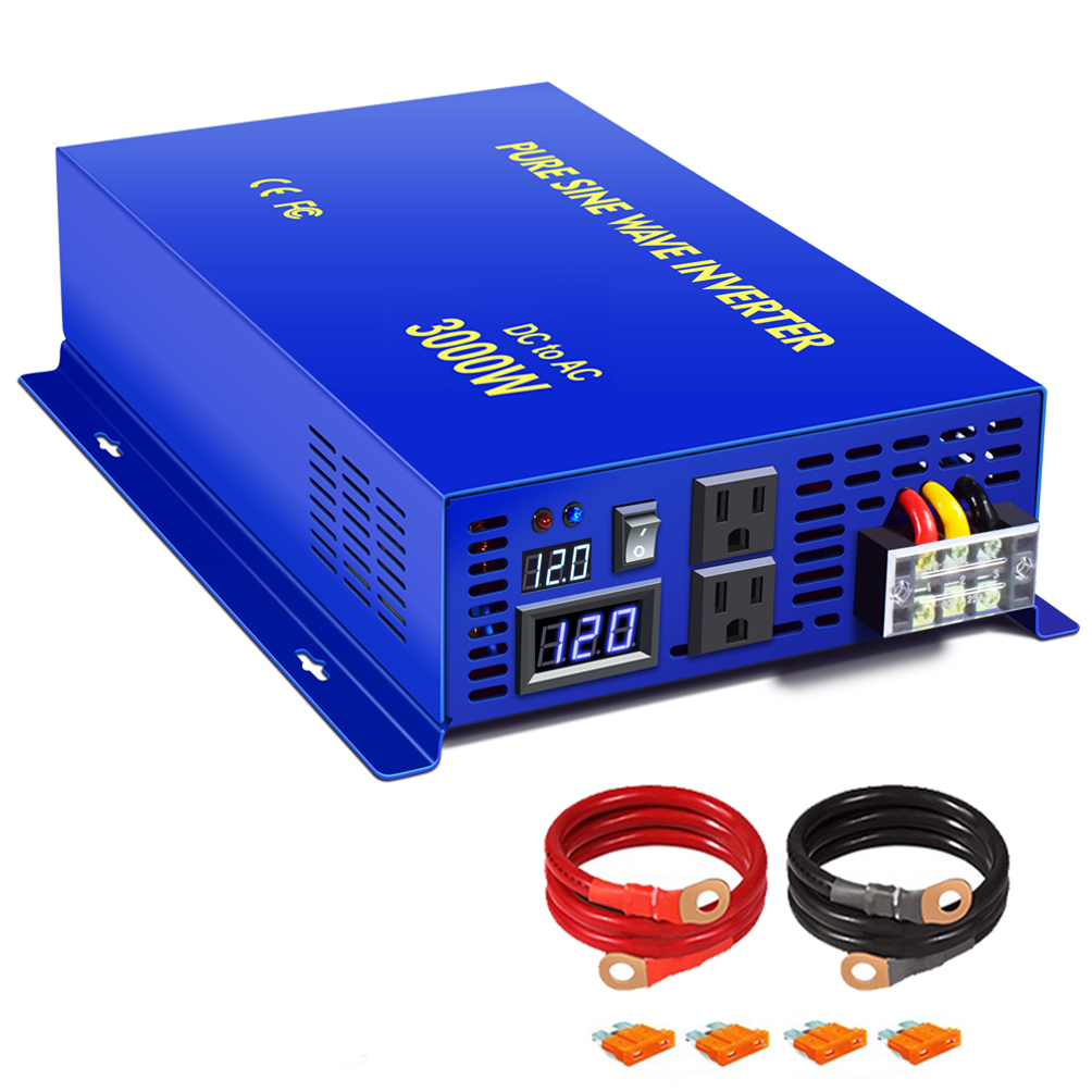 Pure Sine Wave Inverter - Gran Oferta 2026 WZRELB Inversor de