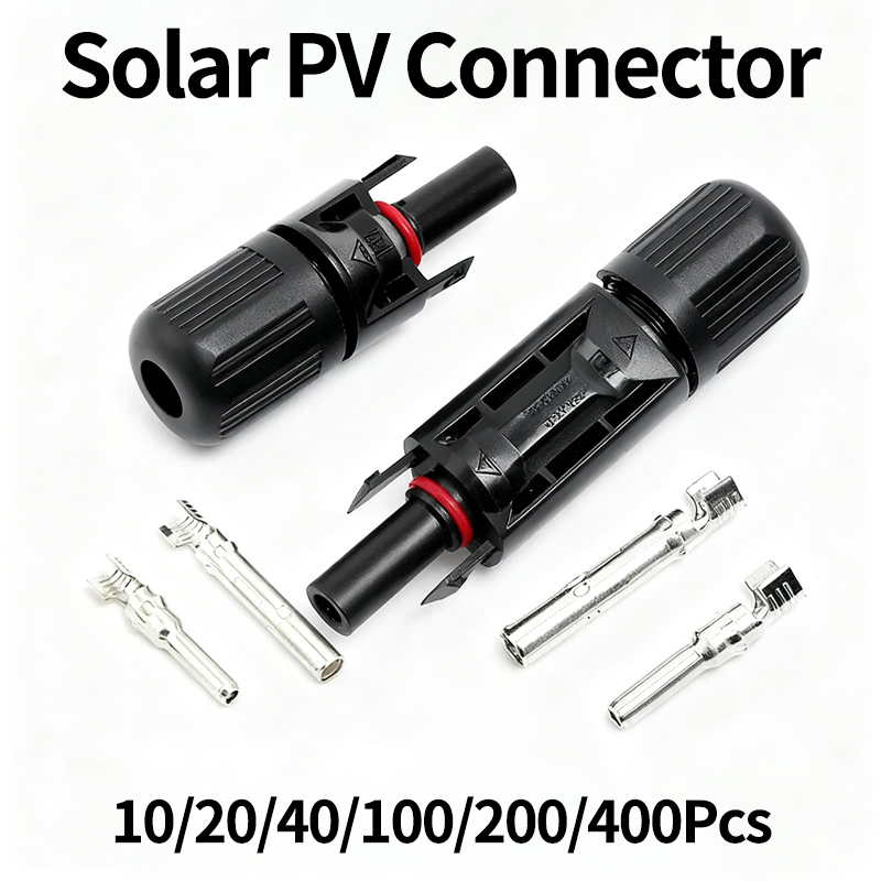 Solar Cable Mc4 Connector - Kit de conectores solares fotovoltaicos de