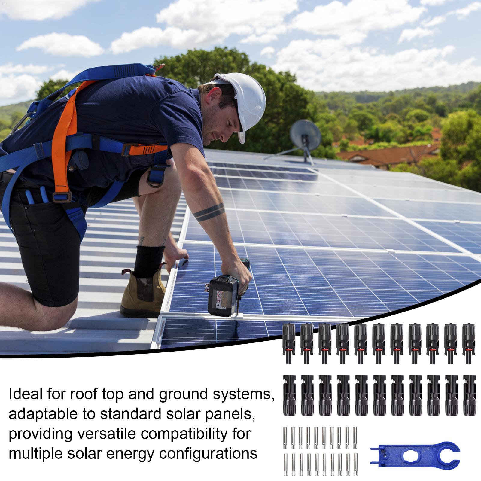 10 pares de conectores solares - Solar Cable Mc4 Connector reseña y precio
