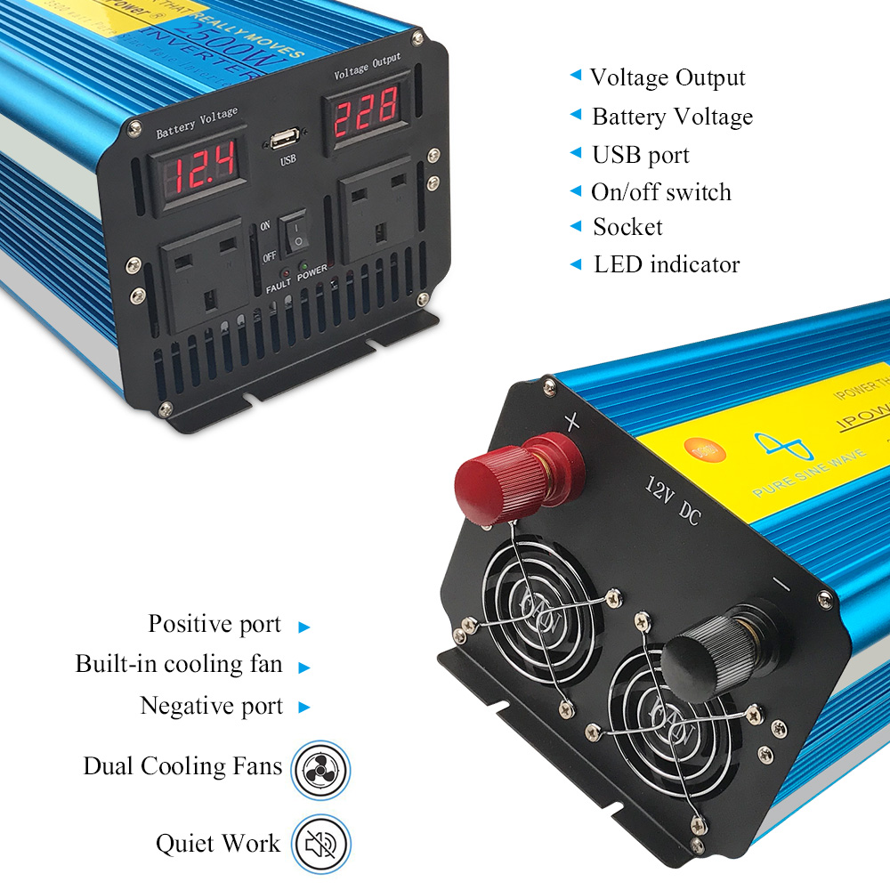 Inversor de Onda Sinusoidal Pu - Pure Sine Wave Inverter reseña y precio