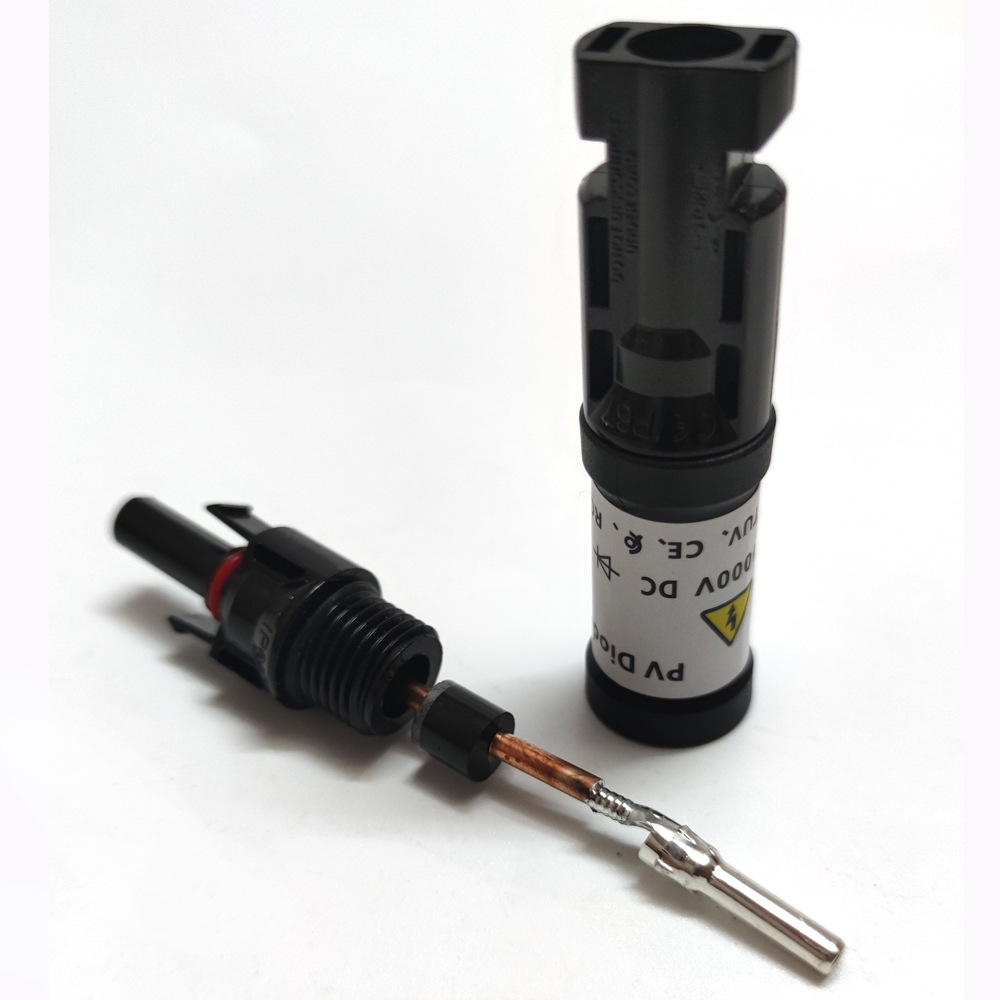 Conector de Diodo Fotovoltaico - Solar Cable Mc4 Connector reseña y precio