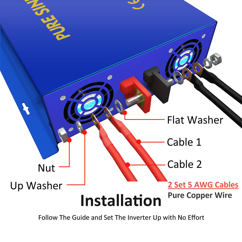 Gran Oferta 2026 WZRELB Invers - Pure Sine Wave Inverter reseña y precio