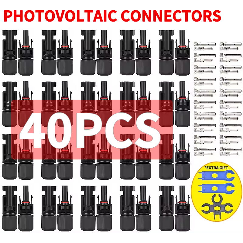 400/200/100/40/20/10 Uds conec - Solar Cable Mc4 Connector reseña y precio