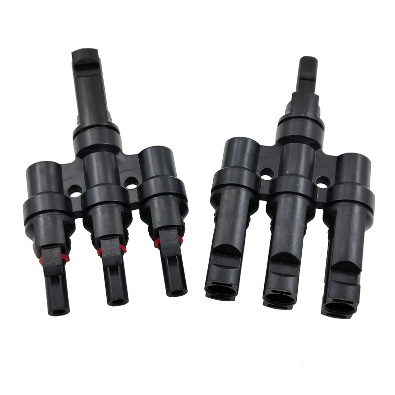 Un par de conectores solares f - Solar Cable Mc4 Connector reseña y precio