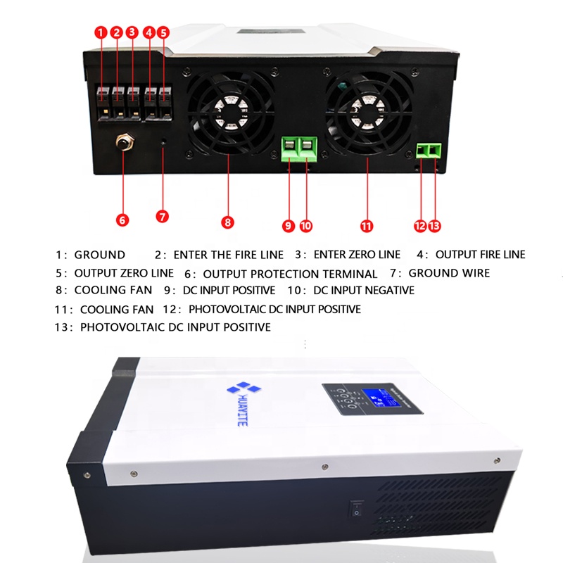 Inversor Solar híbrido de 5,6  - Pure Sine Wave Inverter reseña y precio